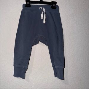Hanna Andersson Blue Drawstring Jogger Pants